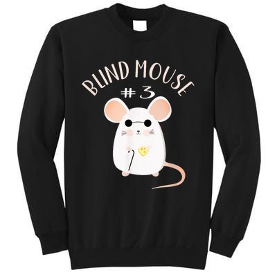 Three Blind Mice Matching Halloween Group Costume Mouse #3 Sweatshirt