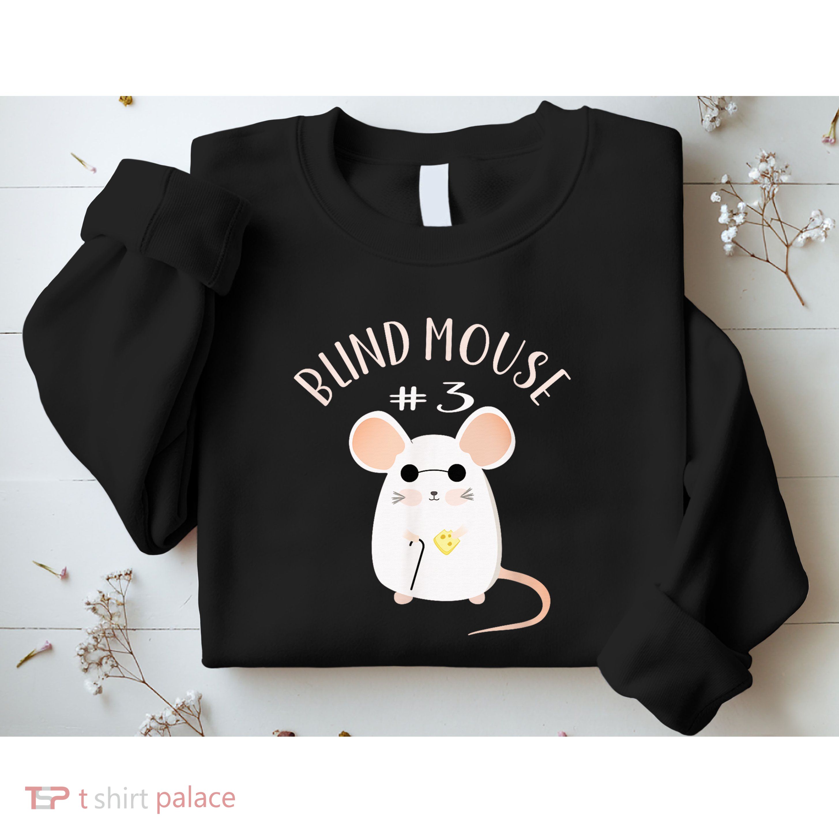 Three Blind Mice Matching Halloween Group Costume Mouse #3 Sweatshirt