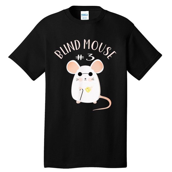 Three Blind Mice Matching Halloween Group Costume Mouse #3 Tall T-Shirt