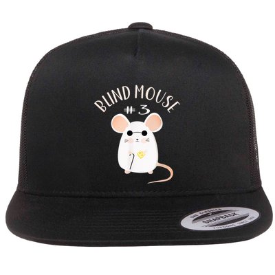 Three Blind Mice Matching Halloween Group Costume Mouse #3 Flatbill Hat
