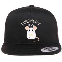 Three Blind Mice Matching Halloween Group Costume Mouse #3 Flat Bill Trucker Hat