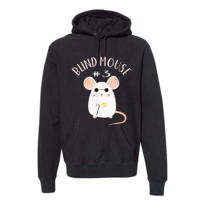 Three Blind Mice Matching Halloween Group Costume Mouse #3 Premium Hoodie