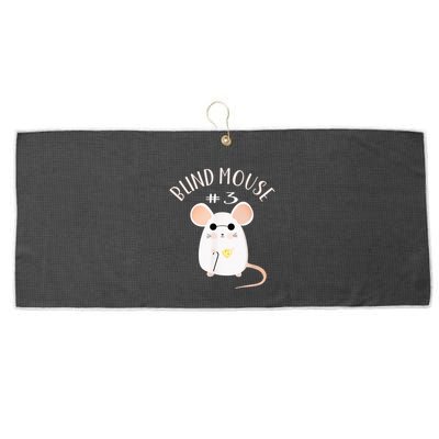 Three Blind Mice Matching Halloween Group Costume Mouse #3 Large Microfiber Waffle Golf Towel