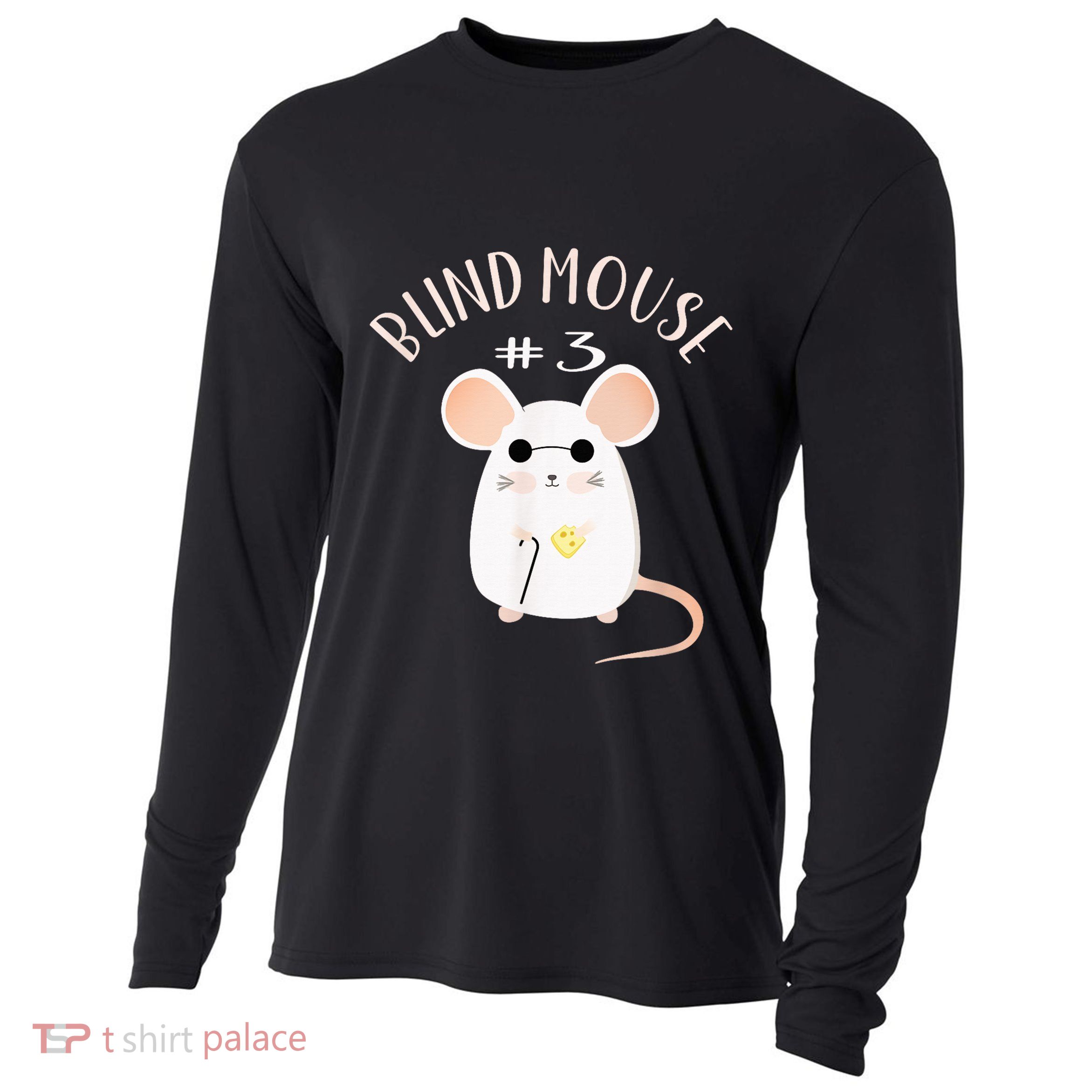 Three Blind Mice Matching Halloween Group Costume Mouse #3 Cooling Performance Long Sleeve Crew