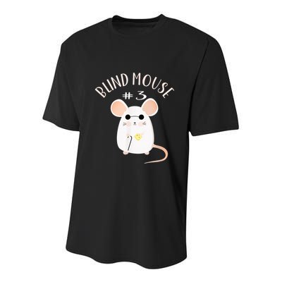 Three Blind Mice Matching Halloween Group Costume Mouse #3 Youth Performance Sprint T-Shirt