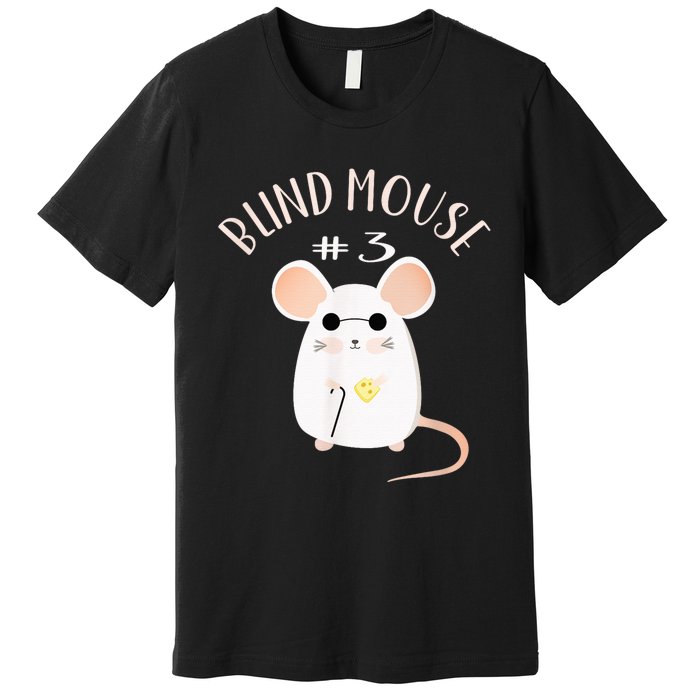 Three Blind Mice Matching Halloween Group Costume Mouse #3 Premium T-Shirt