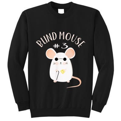 Three Blind Mice Matching Halloween Group Costume Mouse #3 Tall Sweatshirt