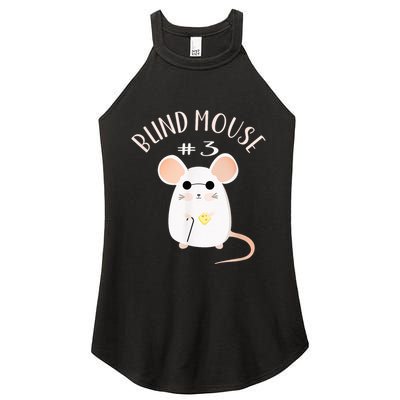 Three Blind Mice Matching Halloween Group Costume Mouse #3 Women's Perfect Tri Rocker Tank