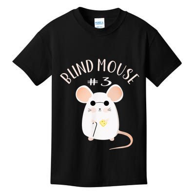 Three Blind Mice Matching Halloween Group Costume Mouse #3 Kids T-Shirt