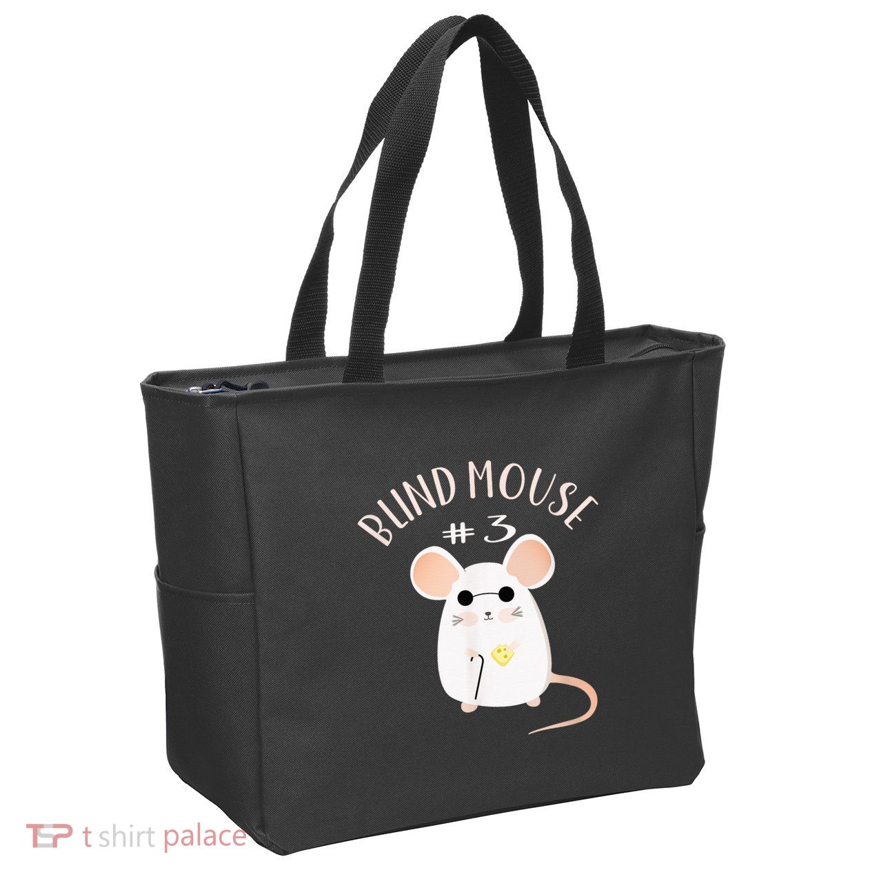 Three Blind Mice Matching Halloween Group Costume Mouse #3 Zip Tote Bag
