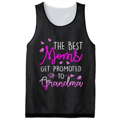 The Best Moms Get Promoted To Grandma Mesh Reversible Basketball Jersey Tank