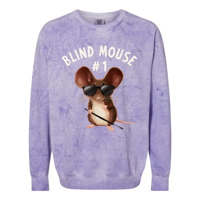 Three Blind Mice Matching Halloween Group Costume Mouse 1 Colorblast Crewneck Sweatshirt