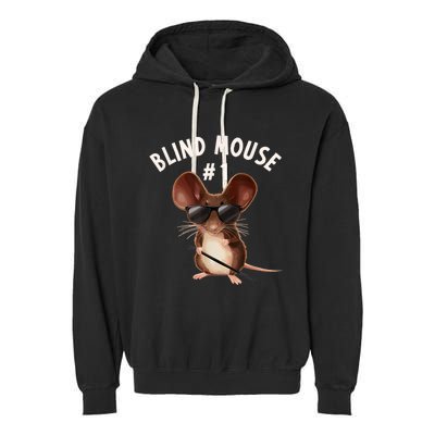 Three Blind Mice Matching Halloween Group Costume Mouse 1 Garment-Dyed Fleece Hoodie