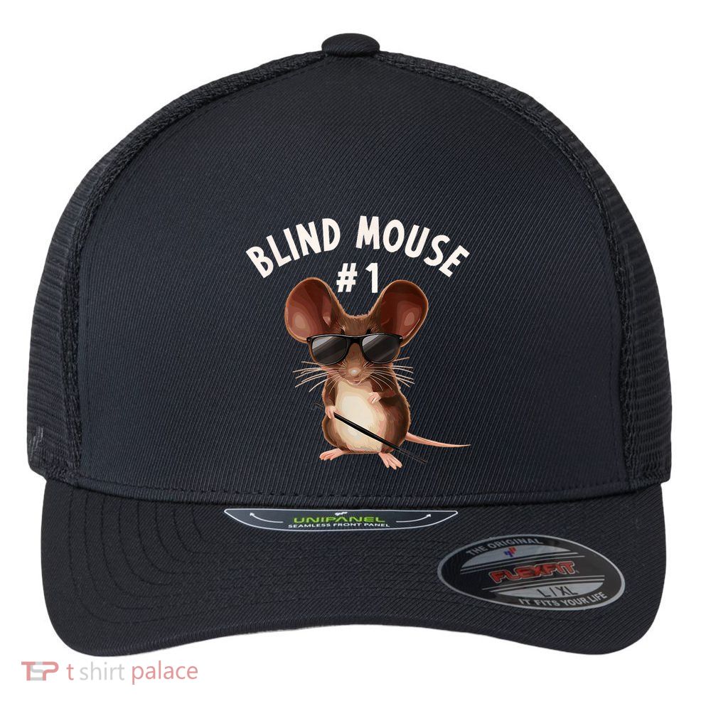 Three Blind Mice Matching Halloween Group Costume Mouse 1 Flexfit Unipanel Trucker Cap
