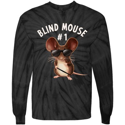 Three Blind Mice Matching Halloween Group Costume Mouse 1 Tie-Dye Long Sleeve Shirt