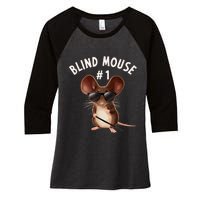 Three Blind Mice Matching Halloween Group Costume Mouse 1 Women's Tri-Blend 3/4-Sleeve Raglan Shirt