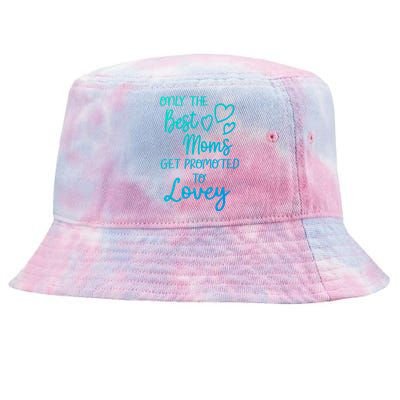 The Best Moms Get Promoted To Lovey For Special Grandma Gift Tie-Dyed Bucket Hat