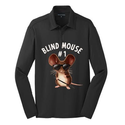 Three Blind Mice Matching Halloween Silk Touch Performance Long Sleeve Polo