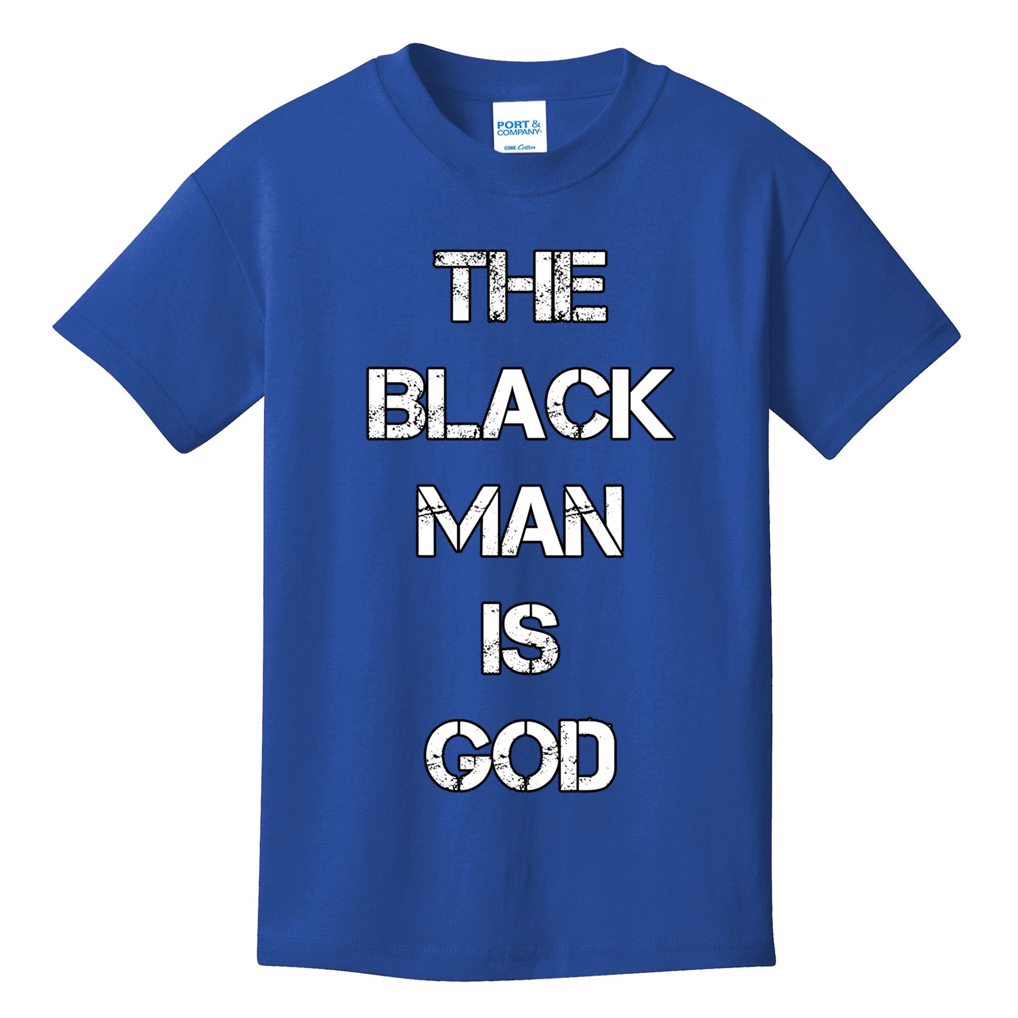 The Black Man Is God Nge Gods And Earths 5 Percent Great Gift Kids T-Shirt