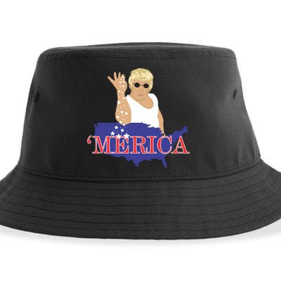 Trump Bae Merica Gift Sustainable Bucket Hat