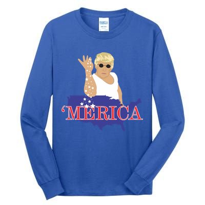 Trump Bae Merica Gift Tall Long Sleeve T-Shirt