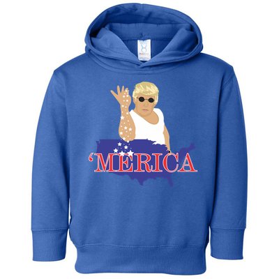 Trump Bae Merica Gift Toddler Hoodie