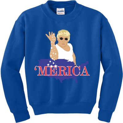 Trump Bae Merica Gift Kids Sweatshirt