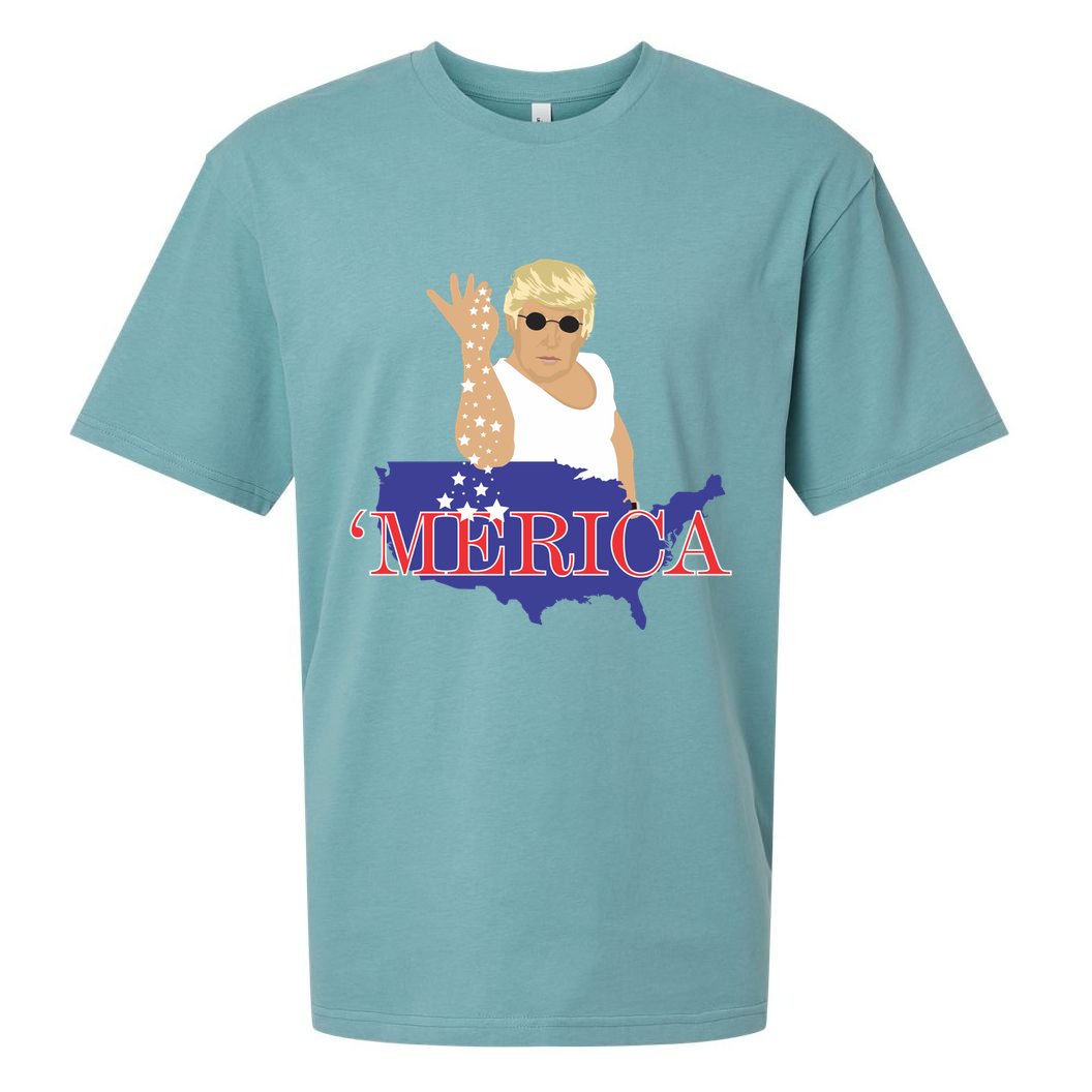 Trump Bae Merica Gift Sueded Cloud Jersey T-Shirt