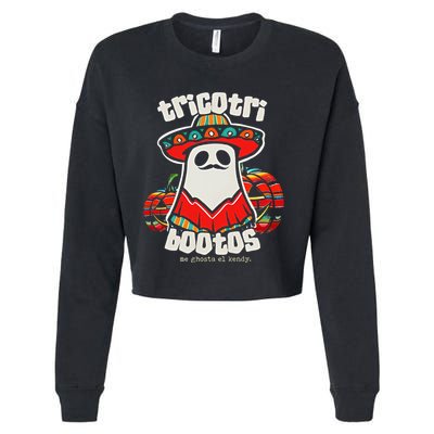 Tricotri Bootos Me Ghosta El Kendy Cropped Pullover Crew