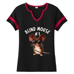 Three Blind Mice Matching Halloween Group Costume Mouse 1 Ladies Halftime Notch Neck Tee