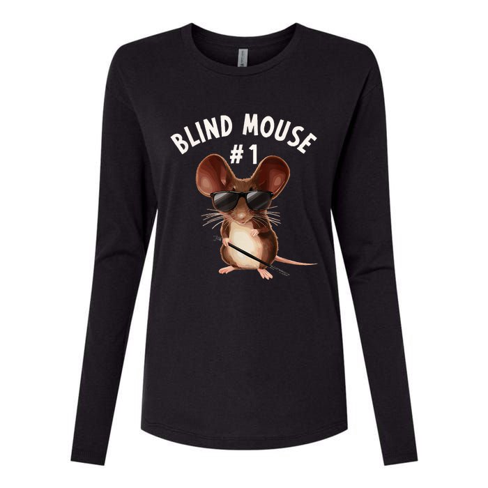 Three Blind Mice Matching Halloween Group Costume Mouse 1 Womens Cotton Relaxed Long Sleeve T-Shirt