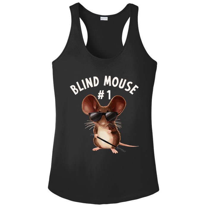 Three Blind Mice Matching Halloween Group Costume Mouse 1 Ladies PosiCharge Competitor Racerback Tank