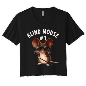 Three Blind Mice Matching Halloween Group Costume Mouse 1 Women's Crop Top Tee