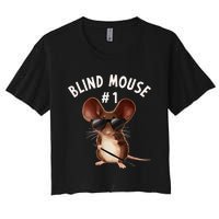 Three Blind Mice Matching Halloween Group Costume Mouse 1 Women's Crop Top Tee