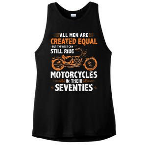 The Best Men Can Still Ride Motorcycles In Their 70s Biker Ladies PosiCharge Tri-Blend Wicking Tank