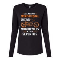 The Best Men Can Still Ride Motorcycles In Their 70s Biker Womens Cotton Relaxed Long Sleeve T-Shirt