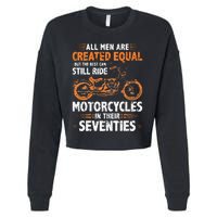 The Best Men Can Still Ride Motorcycles In Their 70s Biker Cropped Pullover Crew