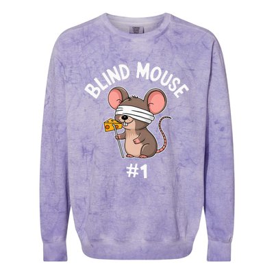 Three Blind Mice Costume Mouse 1 Matching Group Colorblast Crewneck Sweatshirt