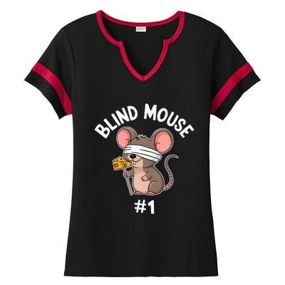 Three Blind Mice Costume Mouse 1 Matching Group Ladies Halftime Notch Neck Tee