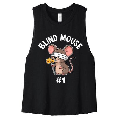 Three Blind Mice Costume Mouse 1 Matching Group Women's Racerback Cropped Tank