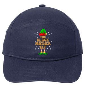 The Black Mother Elf African American Christmas Costumes Gift 7-Panel Snapback Hat