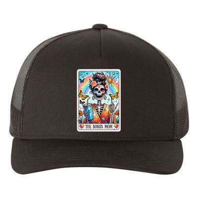 The Bonus Mom Tarot Card Mothers Day Stepmom Skeleton Witchy Yupoong Adult 5-Panel Trucker Hat