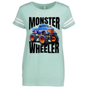 The Best Monster Trucks Rule Funny Gift On The Planet Cool Gift Enza Ladies Jersey Football T-Shirt