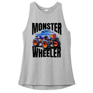 The Best Monster Trucks Rule Funny Gift On The Planet Cool Gift Ladies PosiCharge Tri-Blend Wicking Tank