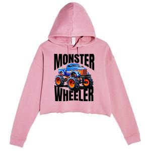 The Best Monster Trucks Rule Funny Gift On The Planet Cool Gift Crop Fleece Hoodie