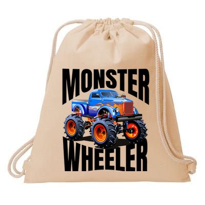 The Best Monster Trucks Rule Funny Gift On The Planet Cool Gift Drawstring Bag
