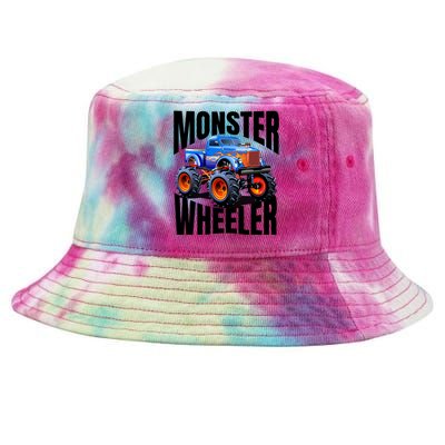 The Best Monster Trucks Rule Funny Gift On The Planet Cool Gift Tie-Dyed Bucket Hat