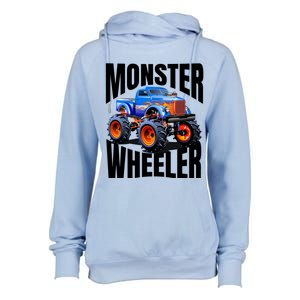 The Best Monster Trucks Rule Funny Gift On The Planet Cool Gift Womens Funnel Neck Pullover Hood