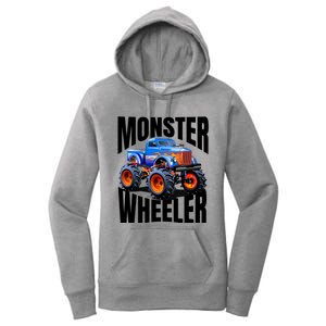 The Best Monster Trucks Rule Funny Gift On The Planet Cool Gift Women's Pullover Hoodie