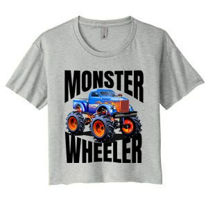 The Best Monster Trucks Rule Funny Gift On The Planet Cool Gift Women's Crop Top Tee